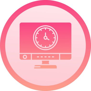 vektör lcd izleyici ico