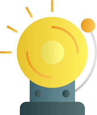 ampul yaratıcı fikir simgesi tasarım vektörü