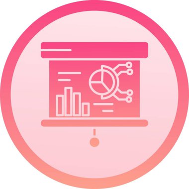 güzel analitik vektör çizgisi simgesi