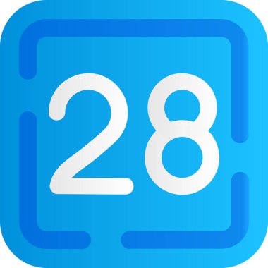 Takvim simgesi, vektör çizimi