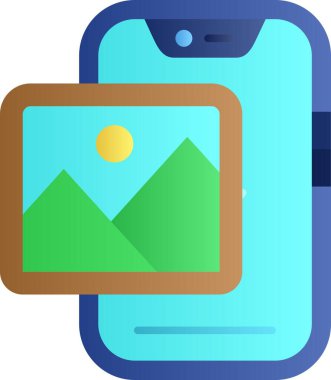 Harita simgesi olan telefon