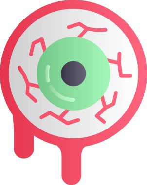 Göz küresi ikonlu göz. Göz küresi vektör ikonu web tasarımlı gözlüklerin izometriği