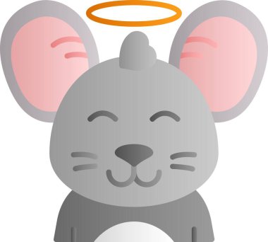 Çizgi film kedisinin vektör çizimi