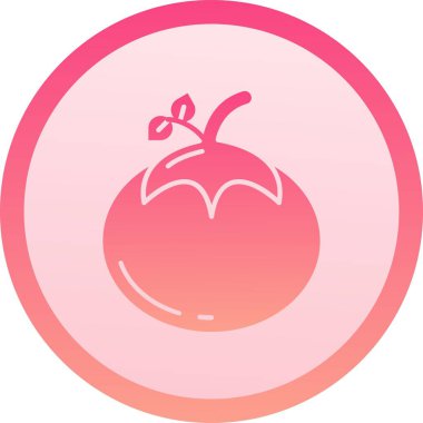 güzel elma vektörü simgesi