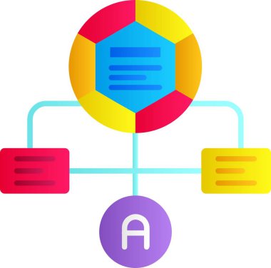 Seo simgesinin vektör illüstrasyonu