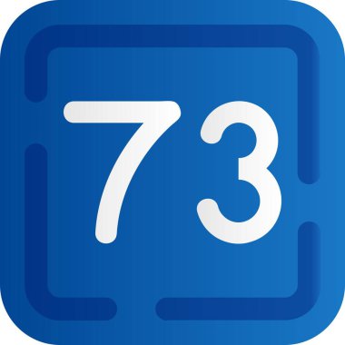 Mavi modern simgenin vektör illüstrasyonu