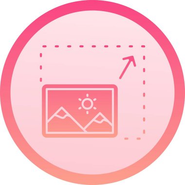 Güzel güneş çizgisi ve sembol