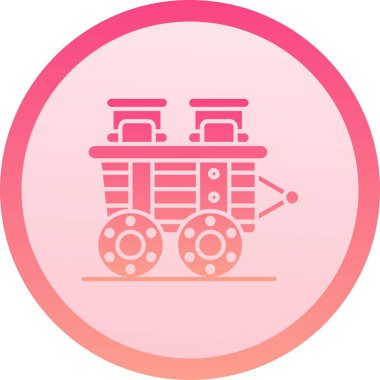 Benzersiz Robot Vektör Kabartma Simgesi