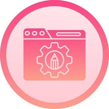 Vektör ayarı Simge illüstrasyonu