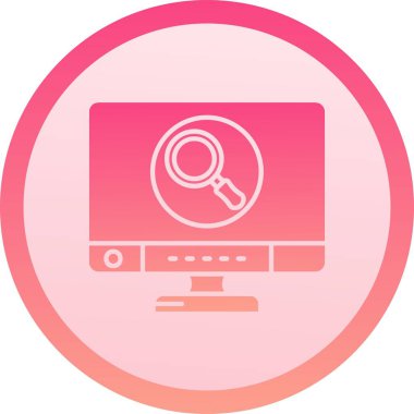 vektör lcd simgesi illüstrasyonu