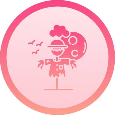 güzel ve şirin vişne vektör simgesi