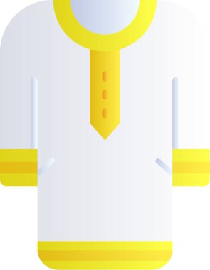 Steteskoplu bir doktor. vektör illüstrasyonu