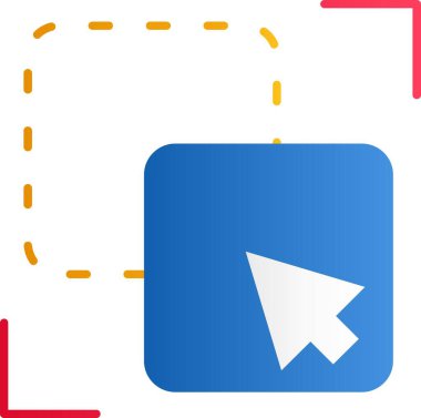 Sol ok simgesi, vektör illüstrasyonu