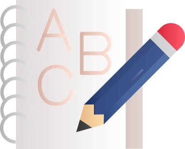 kalem simgesi vektör illüstrasyonu