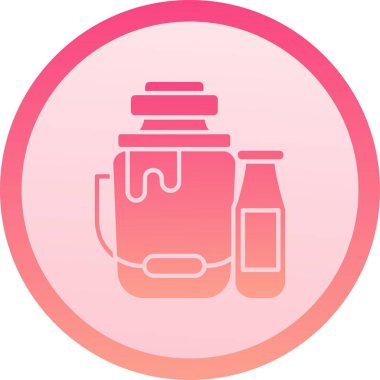 Bir çay şişesinin vektör çizimi