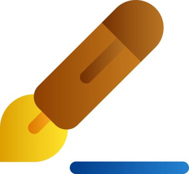 Bir kalemin vektör illüstrasyonu