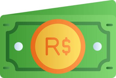 Dolar işareti simgesi, izometrik stili