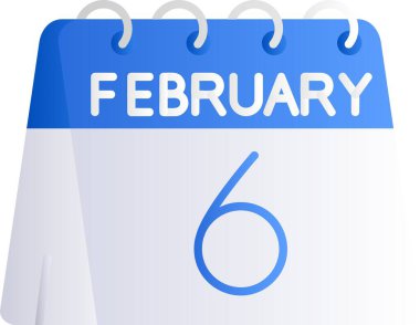 8 Ocak. Takvim simgesi ve beyaz takvim. Basit tarz, beyaz vektör. Ocak.