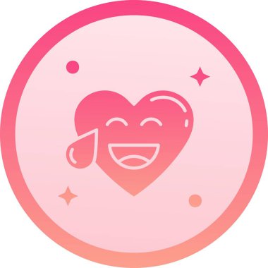 Eşsiz aşk kalp vektör çizgisi simgesi