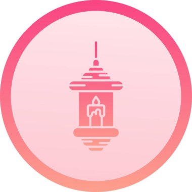 Benzersiz cami vektör çizgisi simgesi