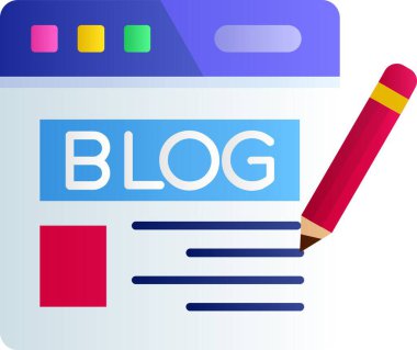 günlük vektör düz renk simgesi