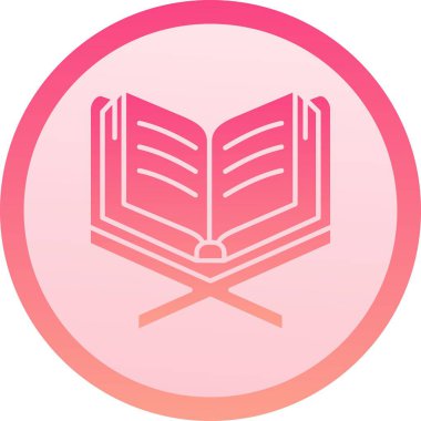 Kitap simgesinin vektör illüstrasyonu