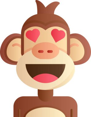 maymun emojisi aşk simgeleri