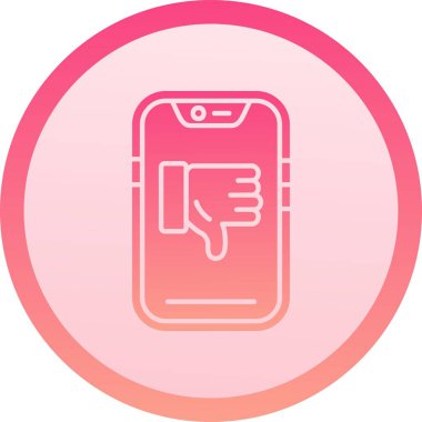 Vektör Mobil simge illüstrasyonu