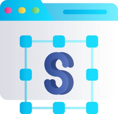 tarayıcı web simgesi basit vektörü. İnternet tarayıcısı. internet tarayıcısı