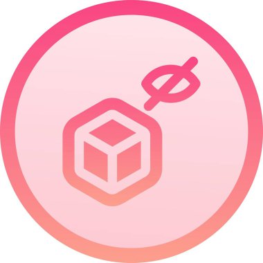 Kalp simgesi olan bir kutunun vektör illüstrasyonu