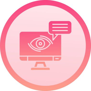 Seo simgesinin vektör illüstrasyonu