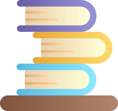 Kitap simgesini yığını. İzometrik yığın kitap vektör simgesi beyaz arka plan üzerinde izole web tasarımı için