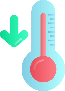 termometre simgesi, vektör illüstrasyonu