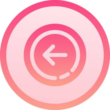 Güzel Ok Aşağı Glyph Vektör Simgesi