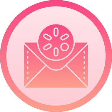 vektör zarfı simgesi, basit ve illüstrasyon