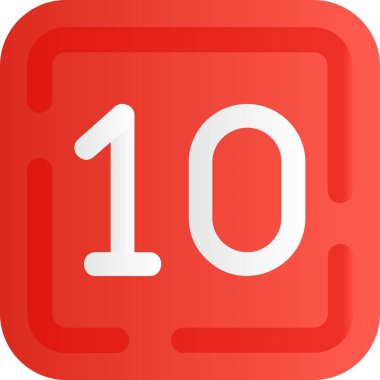 1 numaralı işaret simgesi, vektör illüstrasyon tasarımı