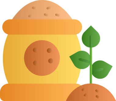 Şirin bir yemeğin vektör çizimi