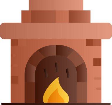 Baca simgesi, düz stil