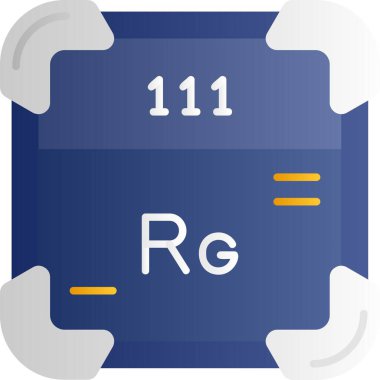 radyum simgesi, basit illüstrasyon
