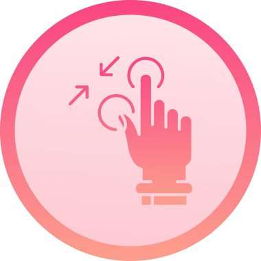 El ele tutuşma simgesi, vektör illüstrasyonu