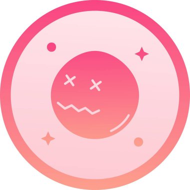 Ay simge. Vektör çizim