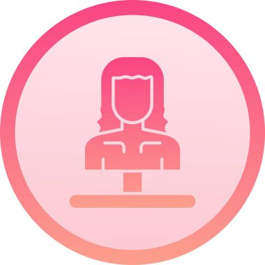 vektör avatar simgesi, vektör illüstrasyonu