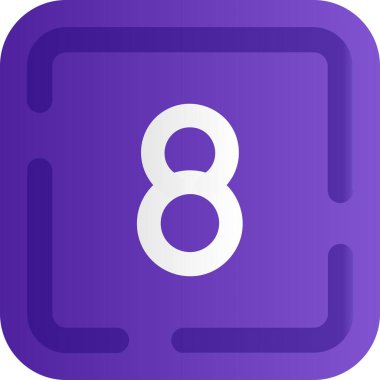 sekiz numara simgesi, basit biçim