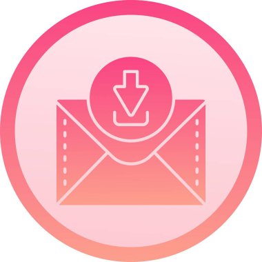 e-posta bildirimli e-posta iletisi. e- posta iletisi, bildirim iletisi simgesi. vektör simgesi