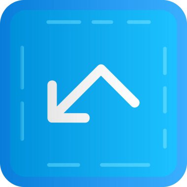 vektör evi simgesi, basit ve resimleme