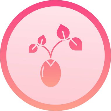 güzel kiraz çiçeği vektör simgesi