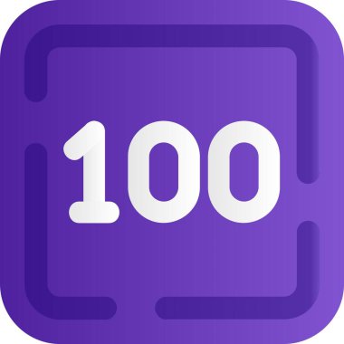 % 10 vektör simgesi tasarımı