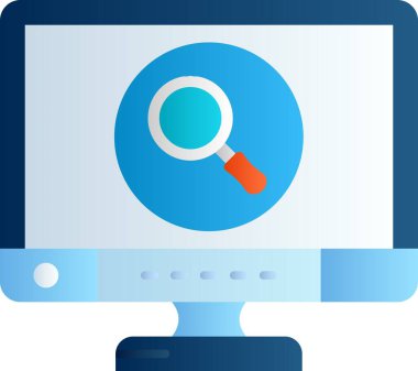 Web arama simgesi, vektör tasarımı