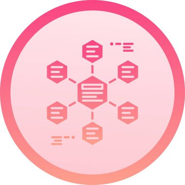 Modern bir simgenin vektör illüstrasyonu