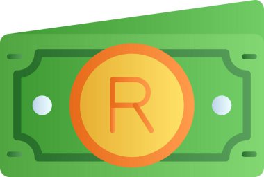 Dolar işareti ve bir dolar banknot.